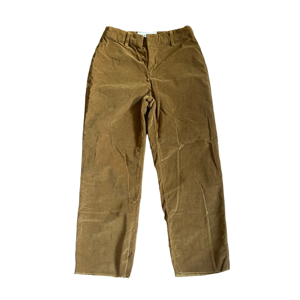 Frank & Eileen Brown Corduroy cotton elastin Pants Classic Style Sz 6 USA made
